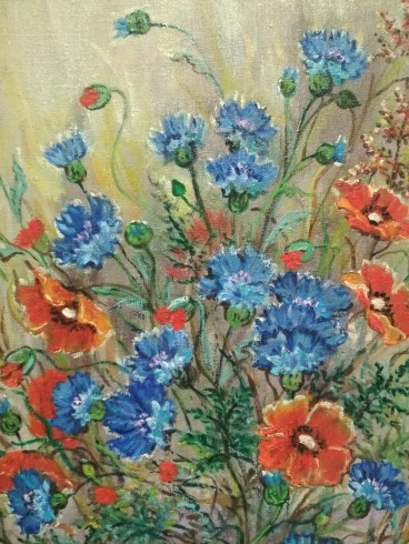 Kwiaty i pejzaże w obrazach Stefanii Wójcik