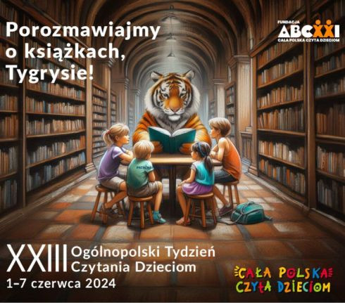Cała Polska Czyta Dzieciom: "Porozmawiajmy o książkach, Tygrysie!"