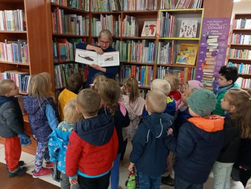 "Witamy w bibliotece" - przedszkolaki gośćmi Filii nr 35