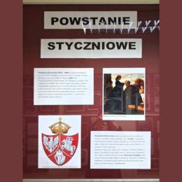 Fragment wystawy poświęconej powstaniu styczniowemu