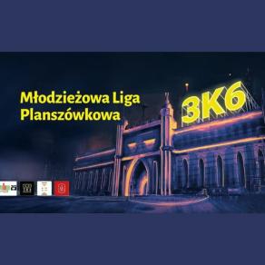 Grafika promująca turniej planszówek - na zdjęciu Zamek Lubelski w nocnej scenerii