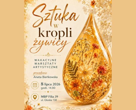 Plakat promujący warsztaty 