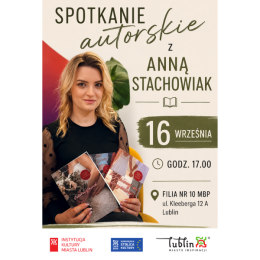 Spotkanie autorskie z Anną Stachowiak