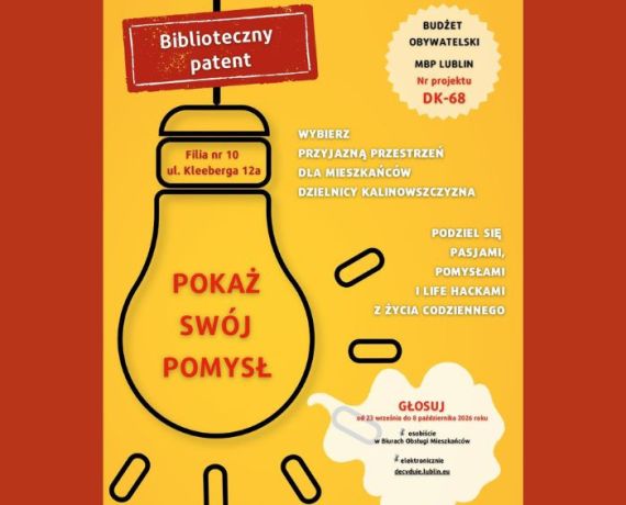 Plakat promujący projekt 