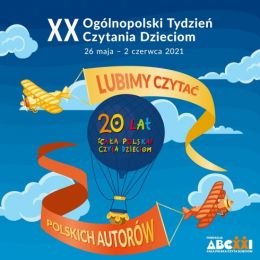 plakat XX Ogólnopolskiego Tygodnia Czytania Dzieciom
