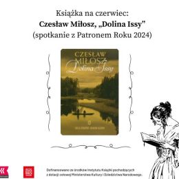 Dyskusyjny Klub Książki - grafika promująca czerwcowe spotkanie