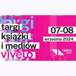 Grafika promująca Targi Książk i Mediów Vivelo