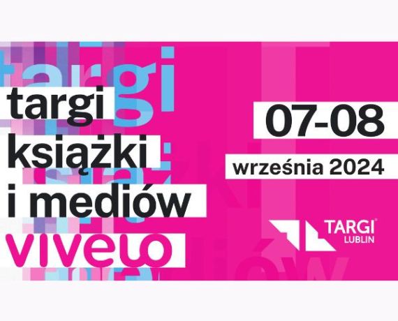 Grafika promująca Targi Książk i Mediów Vivelo