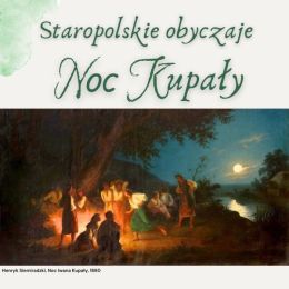 Fragment grafiki z obrazem przedstawiającym Noc Kupały