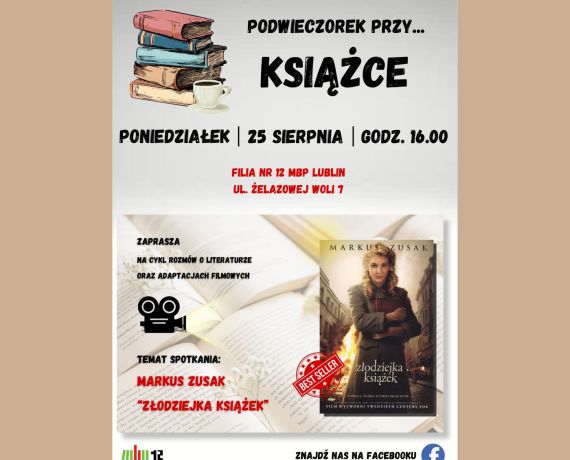 Plakat promujący spotkanie z cyklu 