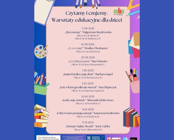 Program warsztatów edukacyjnych dla dzieci: 