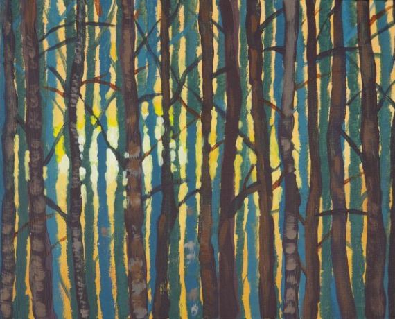 Obraz Emilii Rusin - Las, 2020