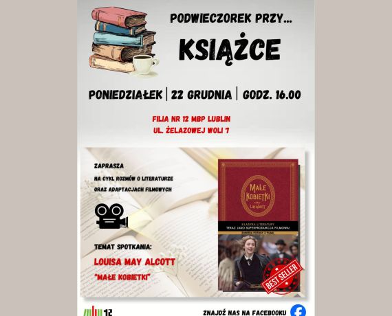 Plakat promujący grudniowe spotkanie z cyklu 